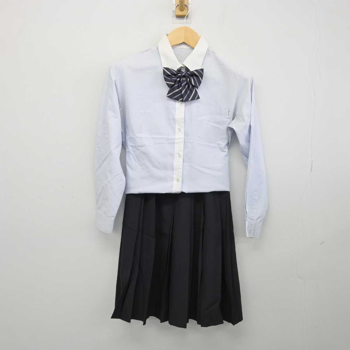 中古】大阪府 金光藤蔭高等学校 女子制服 3点 (シャツ・スカート 