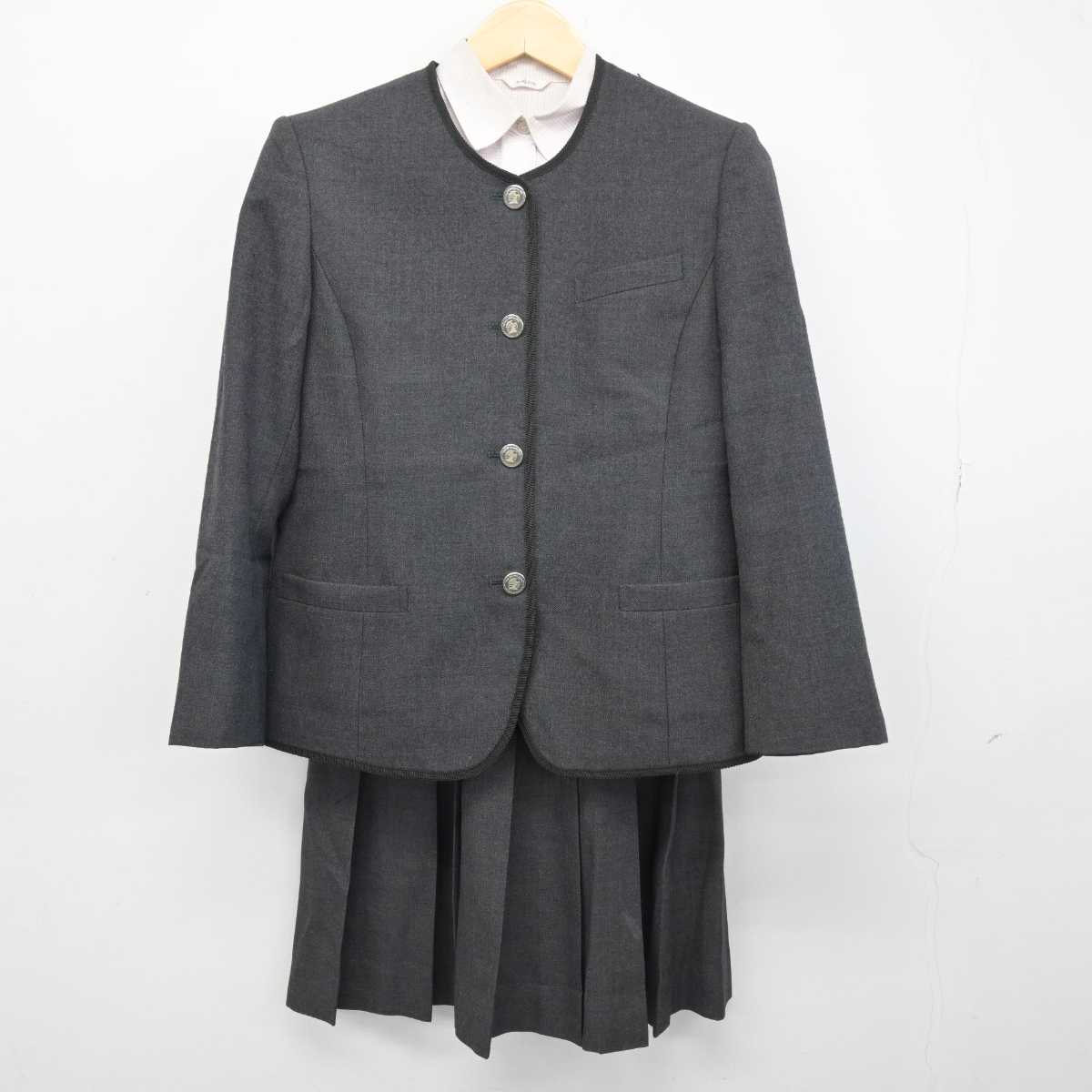 中古】群馬県 伊勢崎高等学校 女子制服 4点 (ブレザー・シャツ・スカート) sf047087 | 中古制服通販パレイド