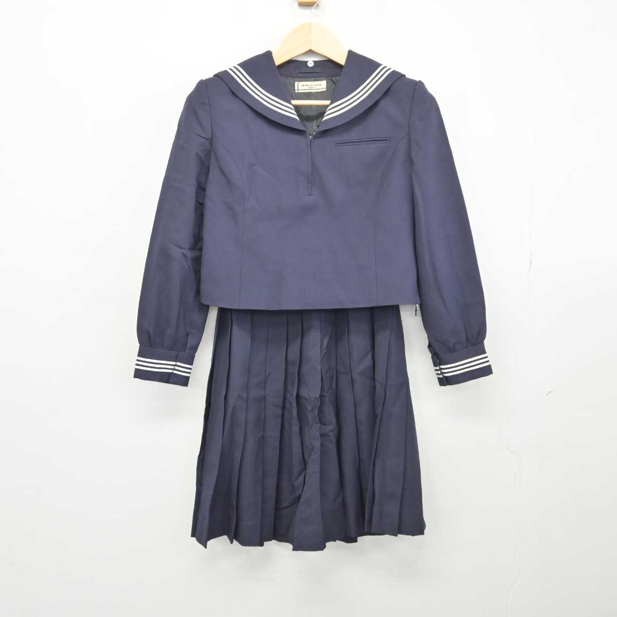 中古】栃木県 栃木女子高等学校 女子制服 3点 (セーラー服・スカート) sf047840 | 中古制服通販パレイド