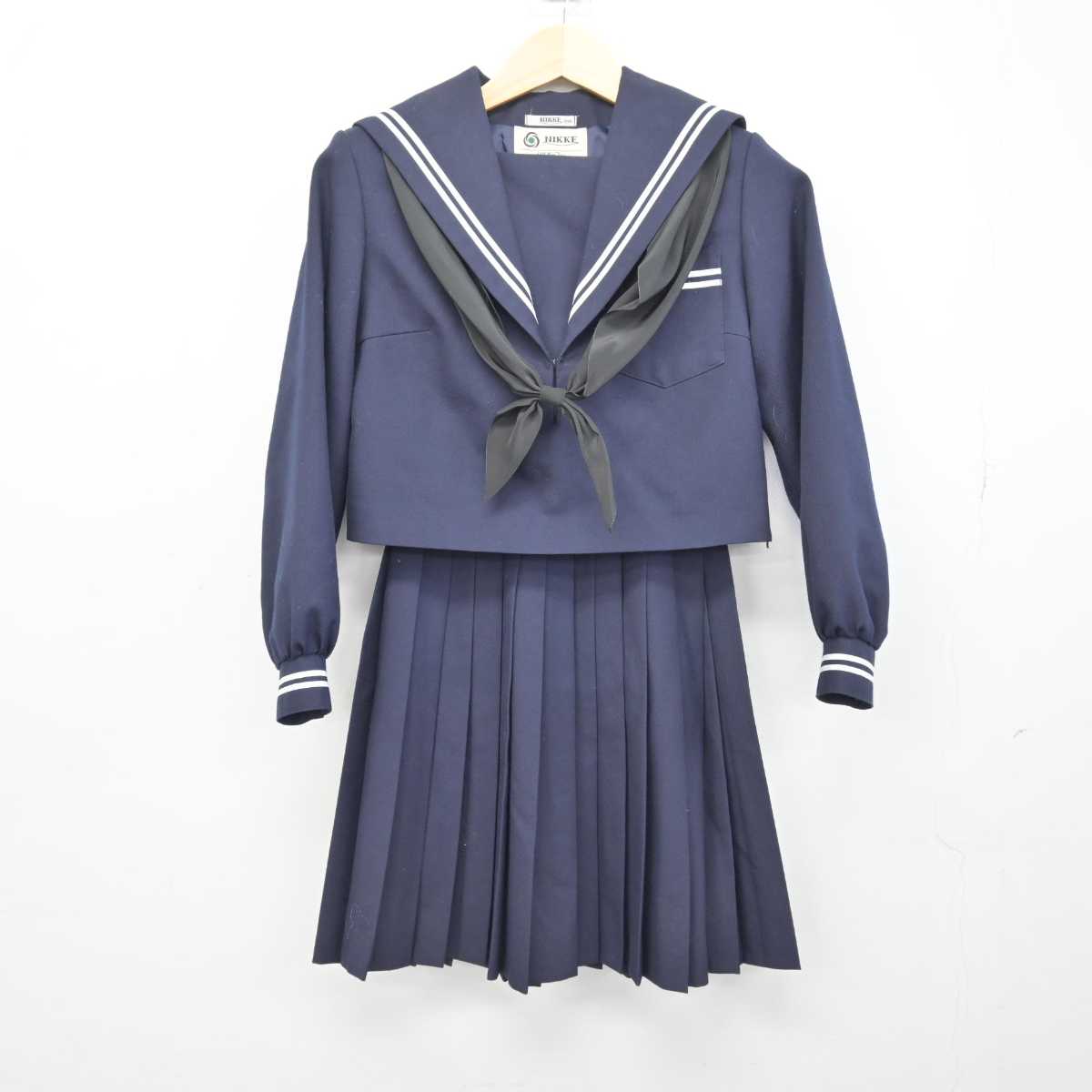 中古】岐阜県 各務原市立那加中学校 女子制服 3点 (セーラー服・スカート) sf048037 | 中古制服通販パレイド