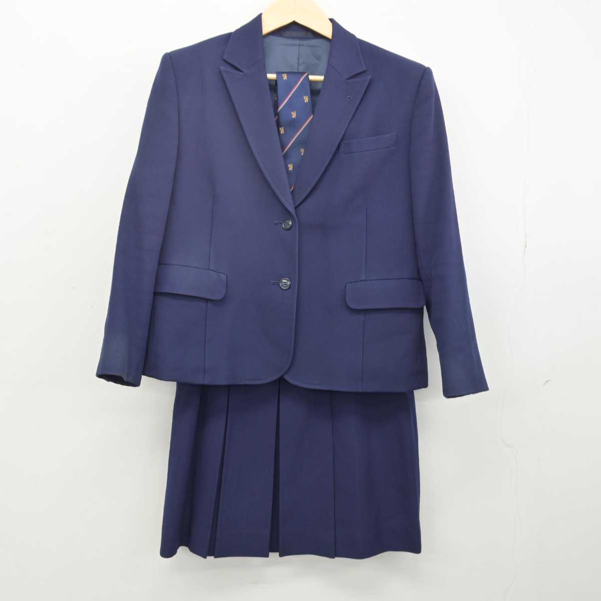 中古】千葉県 白井高等学校 女子制服 3点 (ブレザー・スカート