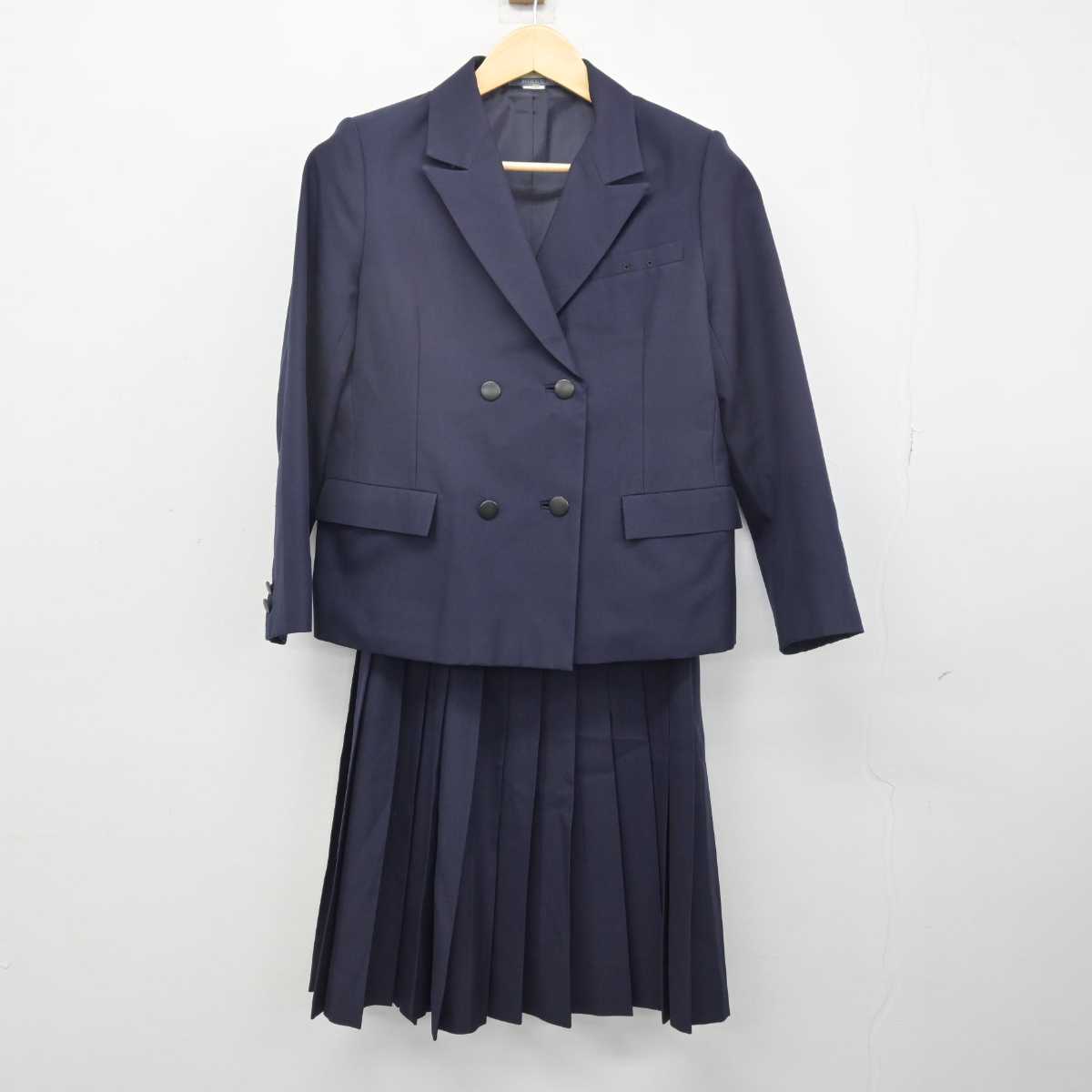 中古】奈良県 郡山高等学校 女子制服 3点 (ブレザー・ベスト
