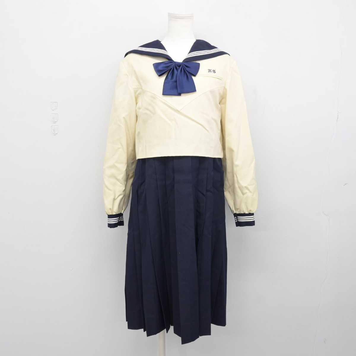 中古】福岡県 博多女子高等学校 女子制服 3点 (セーラー服・ジャンパースカート) sf048361 | 中古制服通販パレイド