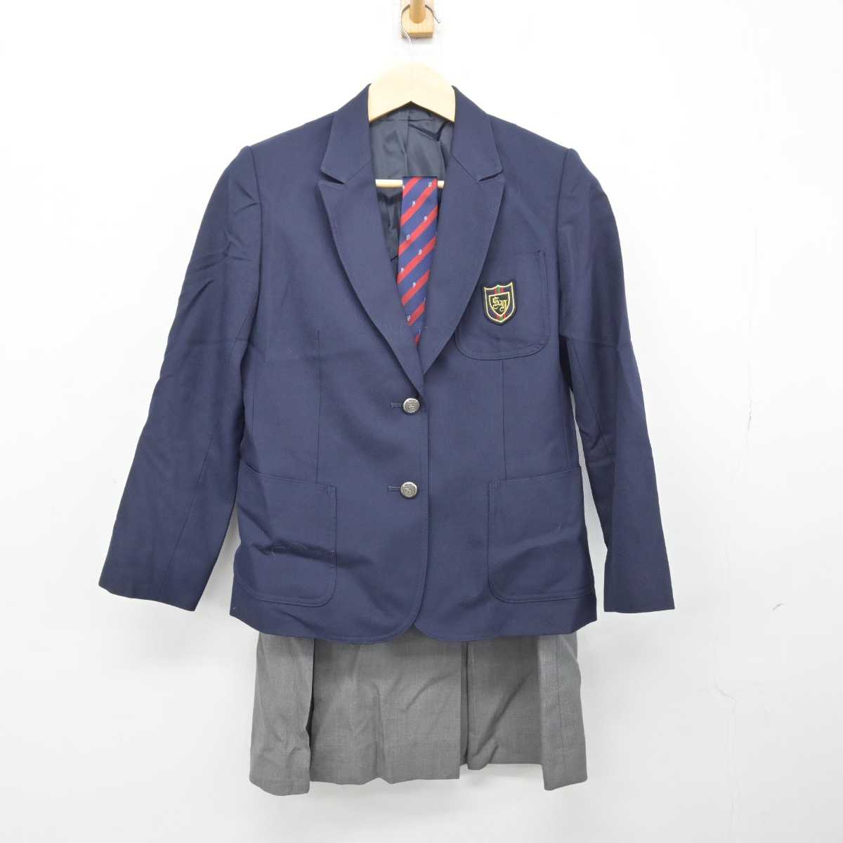U227/S1004 (中古) 神奈川県 相模向陽館高校 男子制服 3点 /175A