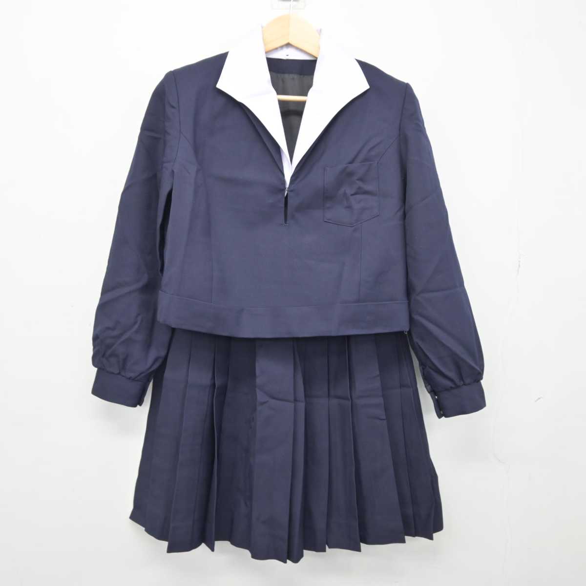 中古】愛知県 豊橋東高等学校 女子制服 2点 (セーラー服・スカート) sf048489 | 中古制服通販パレイド