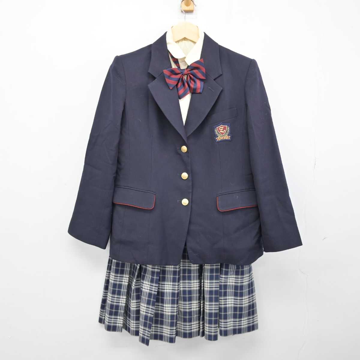 中古】宮城県 蔵王高等学校 女子制服 4点 (ブレザー・シャツ・スカート) sf048765 | 中古制服通販パレイド