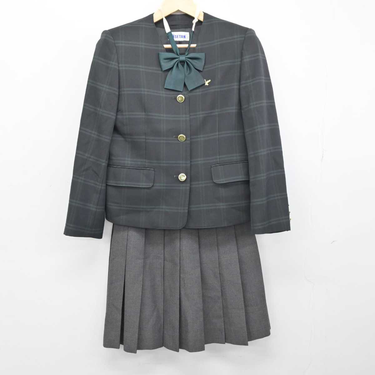 中古】東京都 専修大学附属高等学校 女子制服 4点 (ブレザー・ニット・スカート) sf049119 | 中古制服通販パレイド