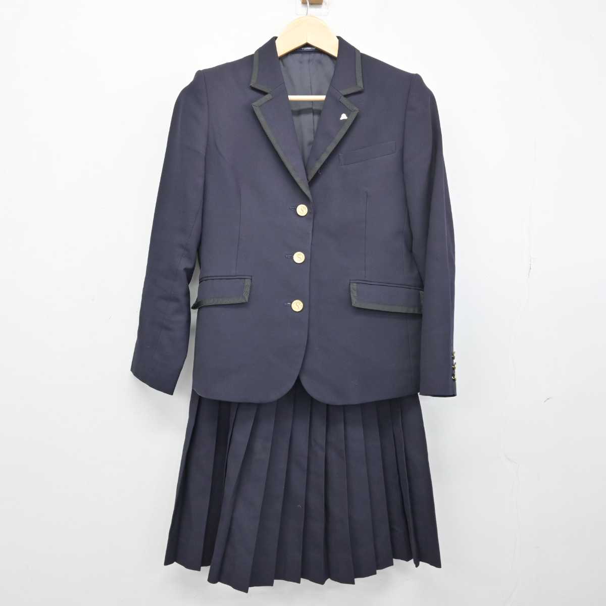 中古】千葉県 八千代松陰高等学校 女子制服 3点 (ブレザー・スカート 