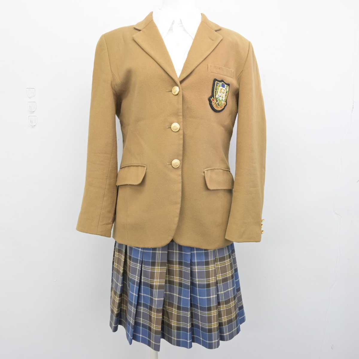 【中古】東京都 品川女子学院高等部 女子制服 4点 (ブレザー・シャツ・スカート) sf049284