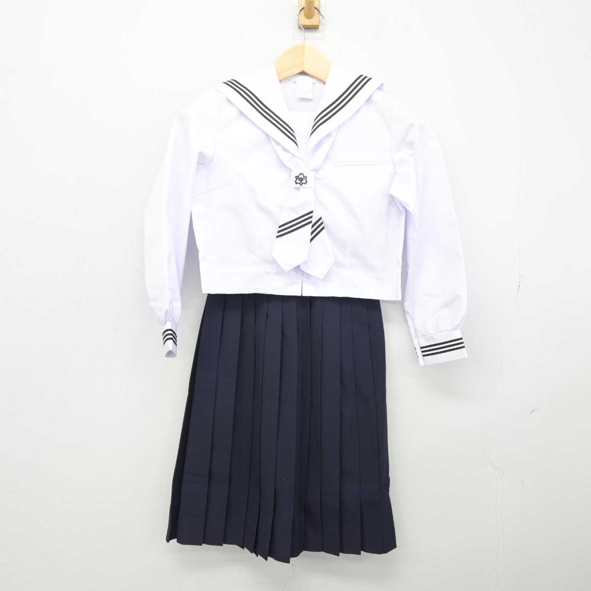 中古】埼玉県 富士見台中学校 女子制服 6点 (セーラー服・スカート) sf049425 | 中古制服通販パレイド