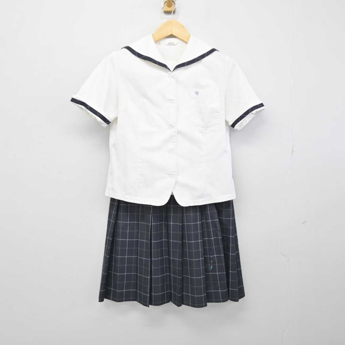 中古】大阪府 枚方津田高等学校 女子制服 3点 (セーラー服・スカート) sf049574 | 中古制服通販パレイド