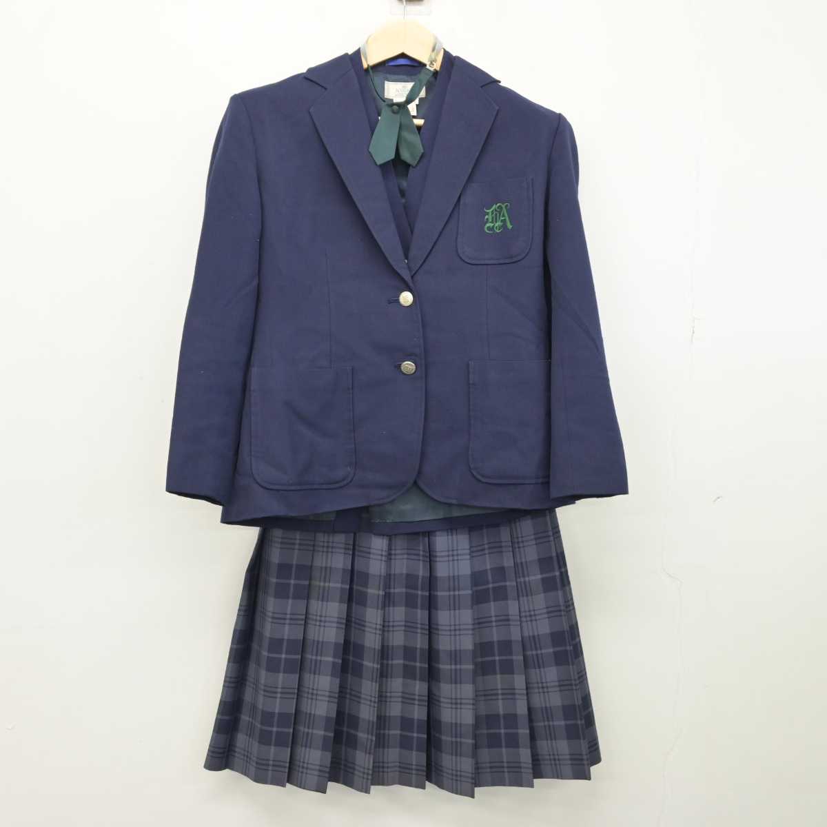 中古】栃木県 白鴎大学足利高等学校富田キャンパス 女子制服 4点