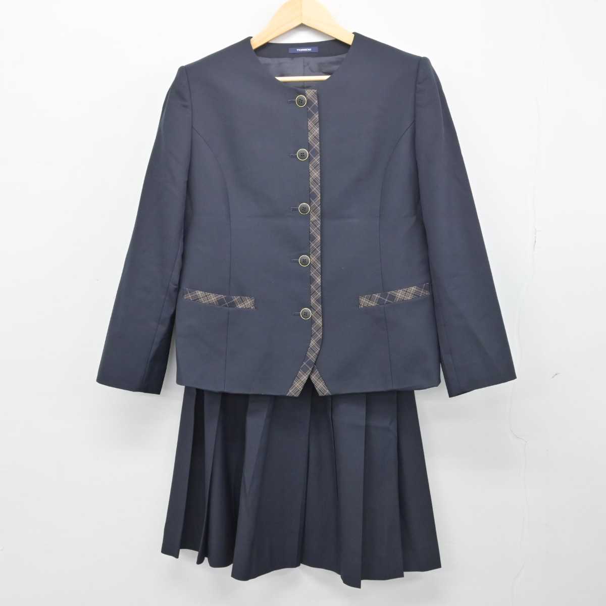 中古】青森県 青森中央高等学校 女子制服 3点 (ブレザー