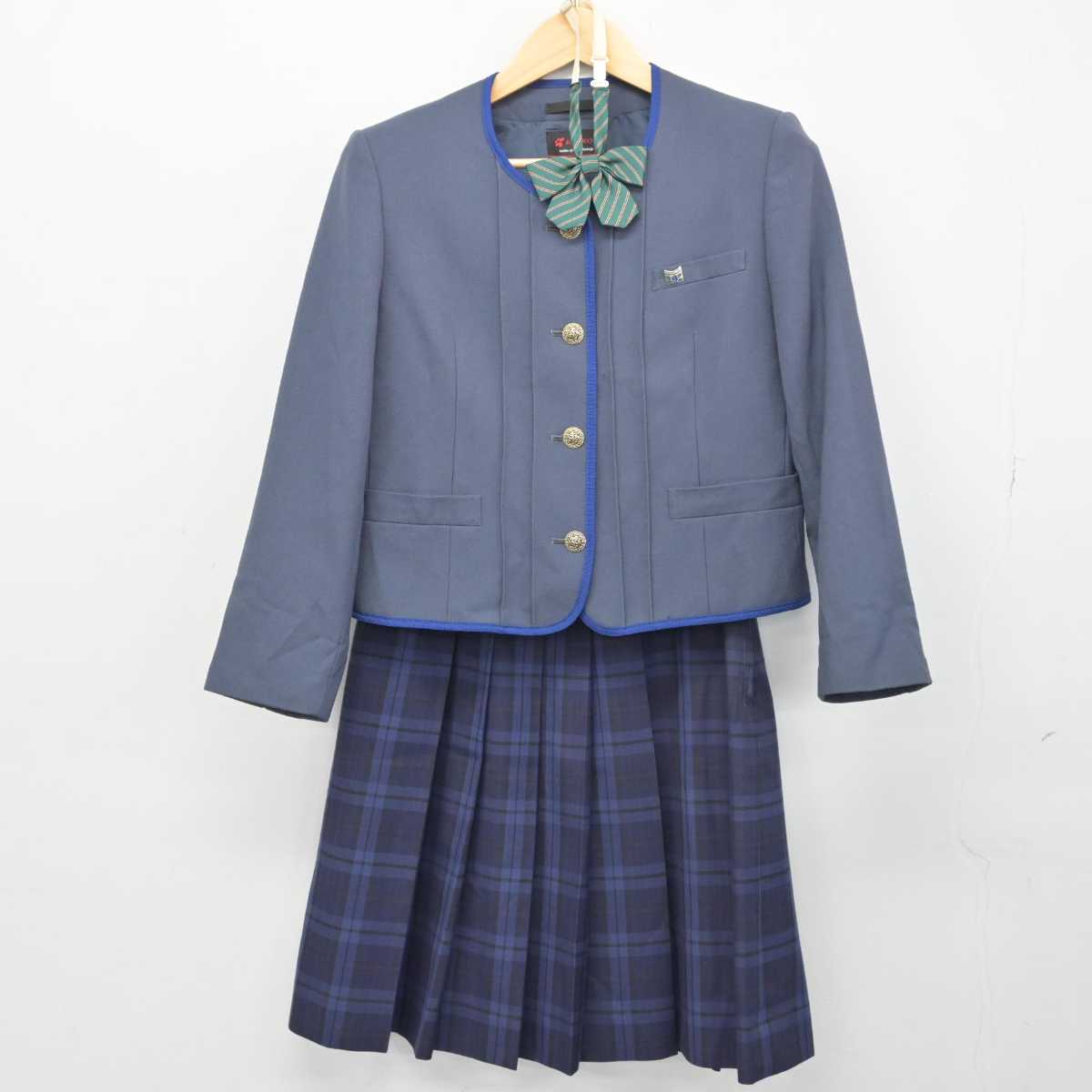 中古制服通販パレイド　中古】静岡県　加藤学園高等学校　(ブレザー・スカート)　女子制服　3点　sf049740