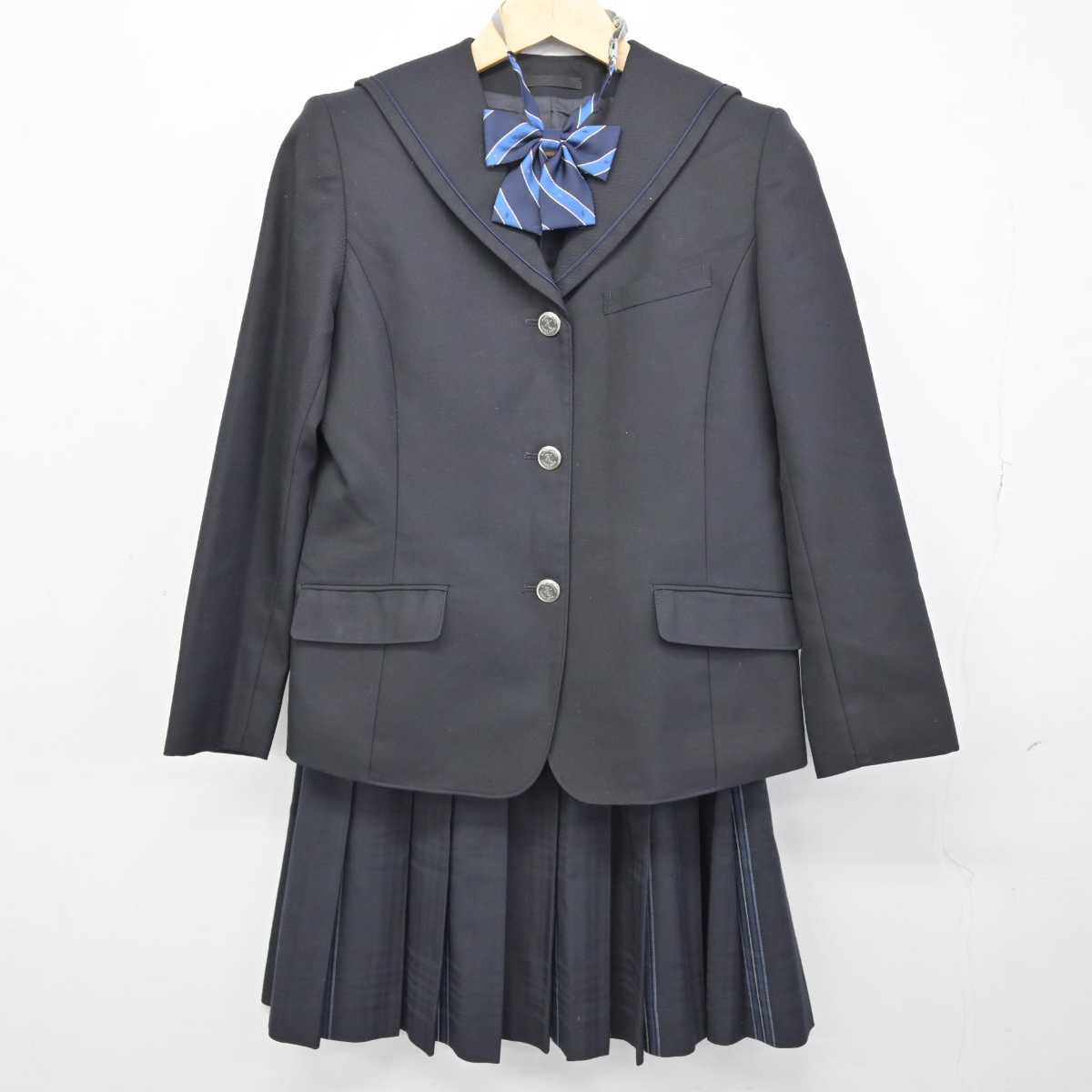 中古】埼玉県 川口市立高等学校 女子制服 4点 (ブレザー・ニット・スカート) sf049793 | 中古制服通販パレイド