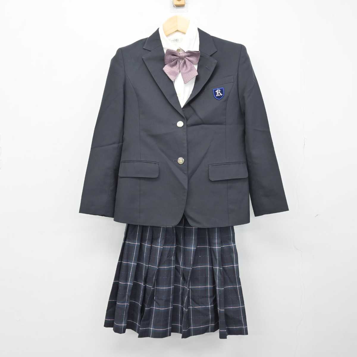 【中古】愛知県 愛知啓成高等学校 女子制服 4点 (ブレザー・シャツ・スカート) sf049823