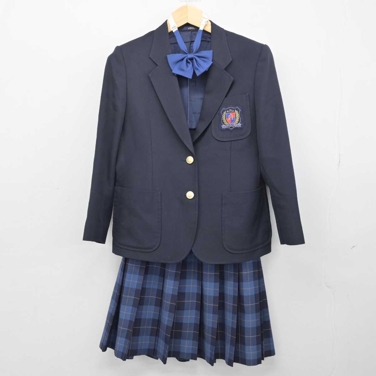 中古】神奈川県 新田中学校 女子制服 4点 (ブレザー・スカート) sf050001 | 中古制服通販パレイド