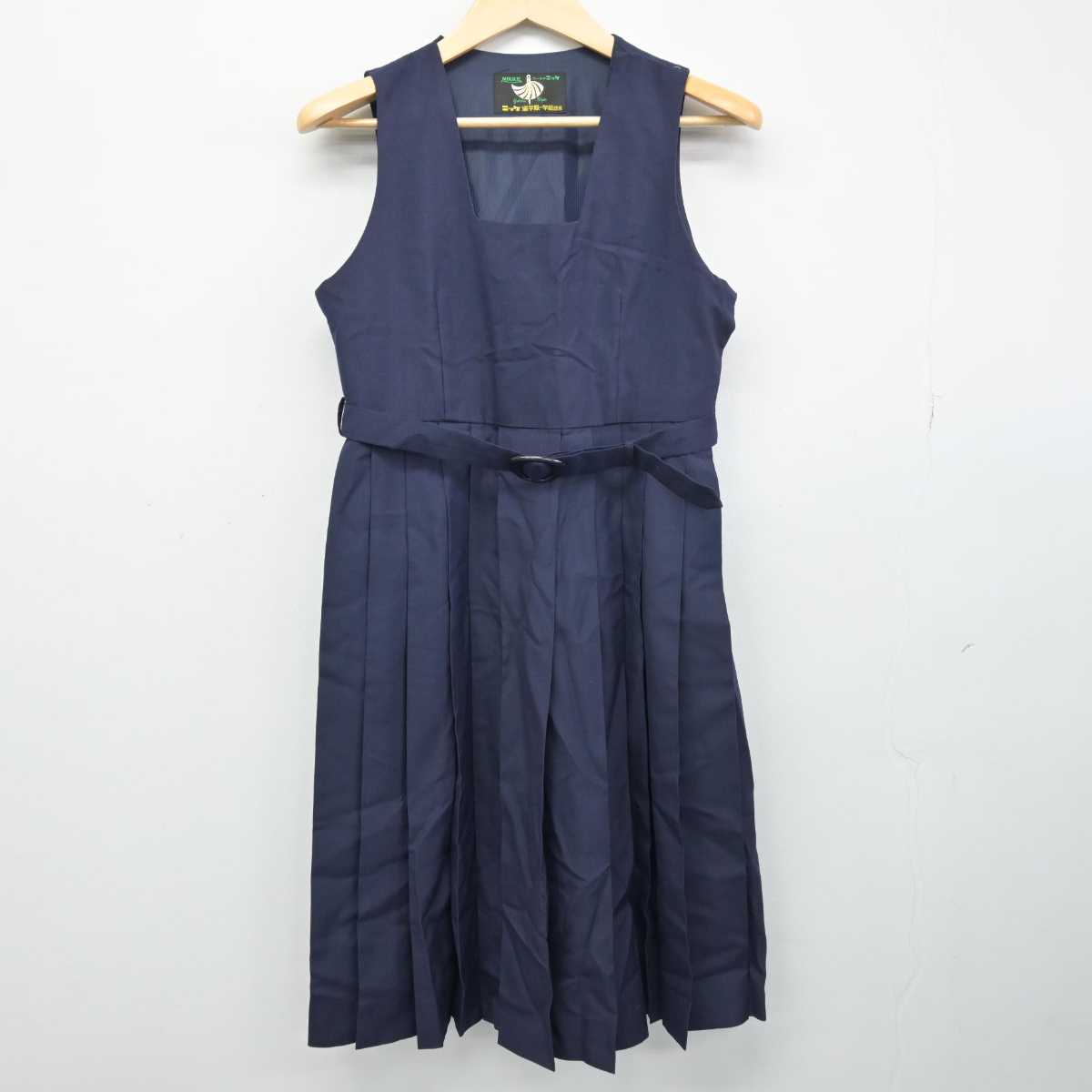 中古】千葉県 逆井中学校 女子制服 1点 (ジャンパースカート) sf050478 