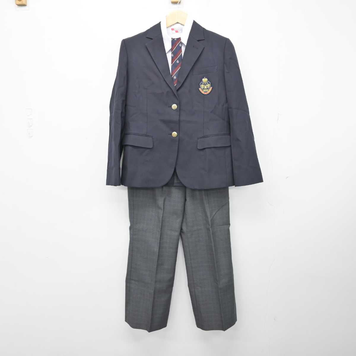 中古】神奈川県 岩谷学園高等専修学校 女子制服 4点 (ブレザー・シャツ・ズボン) sf050629 | 中古制服通販パレイド