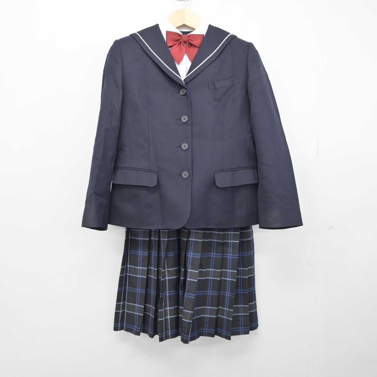 中古】福岡県 宅峰中学校 女子制服 4点 (ブレザー・シャツ・スカート) sf050792 | 中古制服通販パレイド