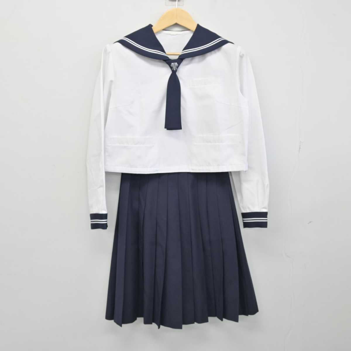 中古】山形県 山形市立商業高等学校 女子制服 5点 (セーラー服・スカート) sf050827 | 中古制服通販パレイド