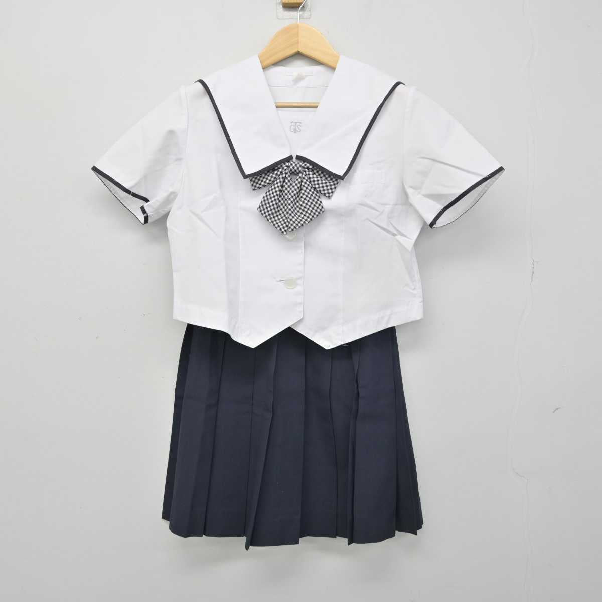 中古】福島県 平商業高等学校 女子制服 3点 (セーラー服・スカート) sf050935 | 中古制服通販パレイド