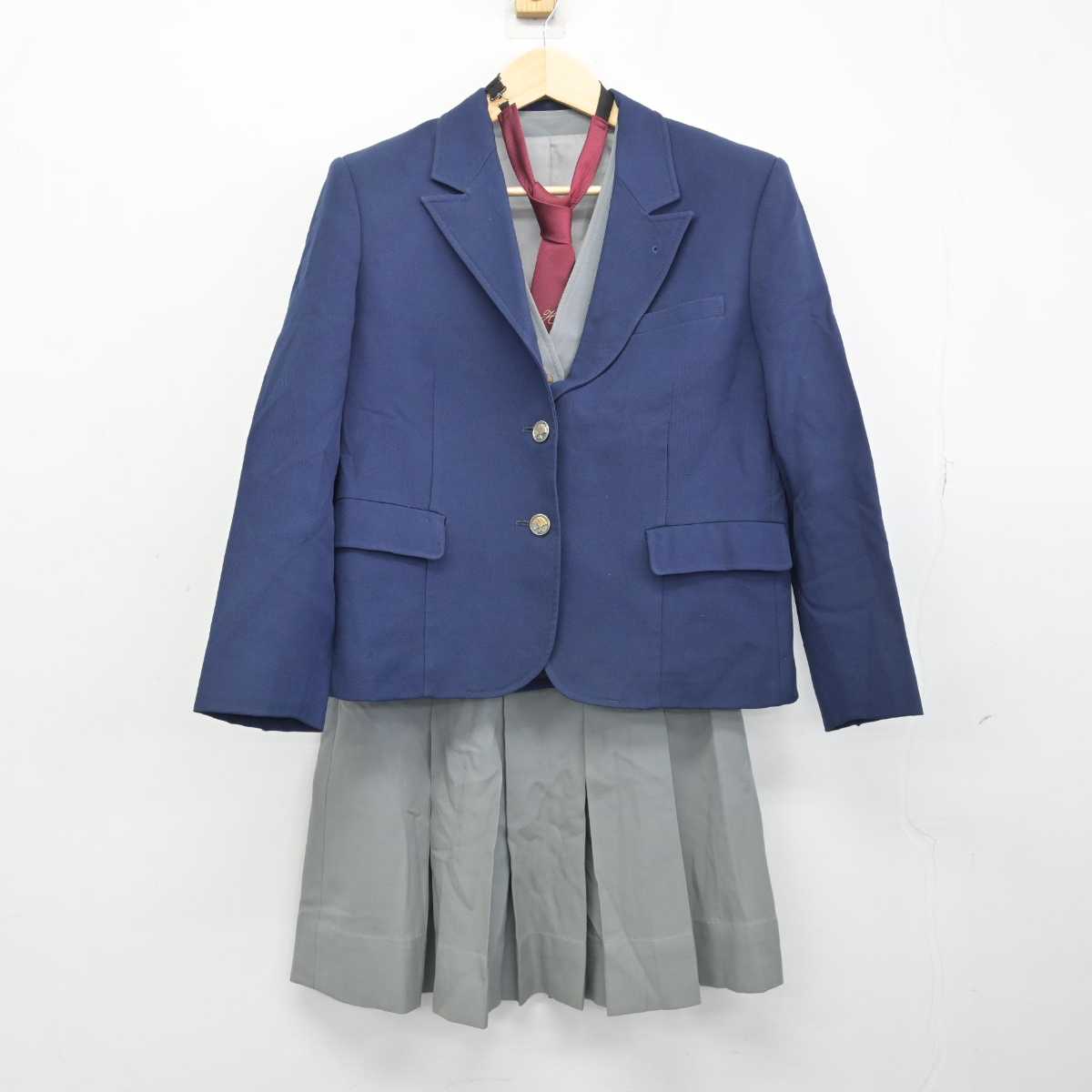 中古】千葉県 市原八幡高等学校 女子制服 4点 (ブレザー・ベスト・スカート) sf050998 | 中古制服通販パレイド