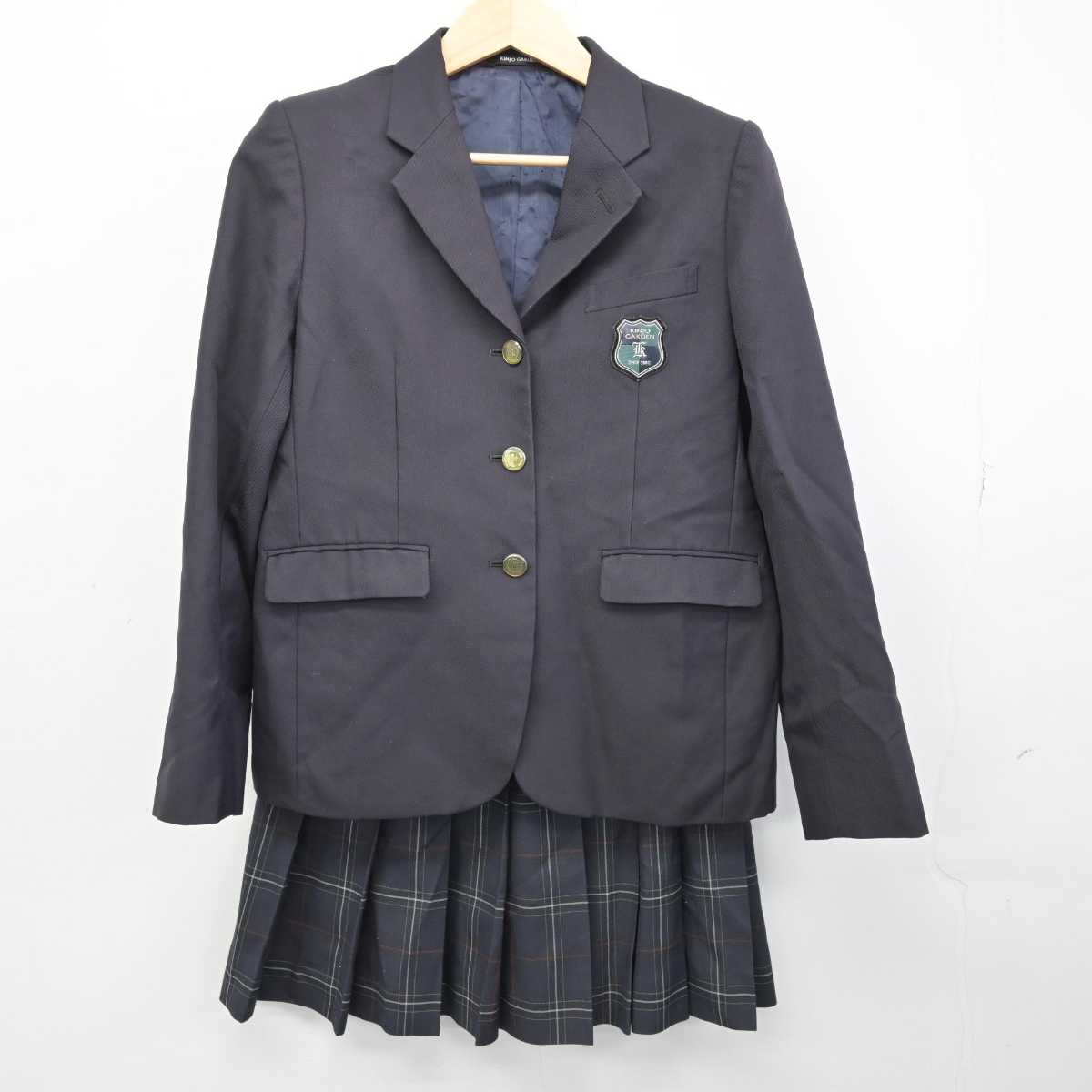 【中古】東京都 錦城学園高等学校 女子制服 2点 (ブレザー・スカート) sf051105