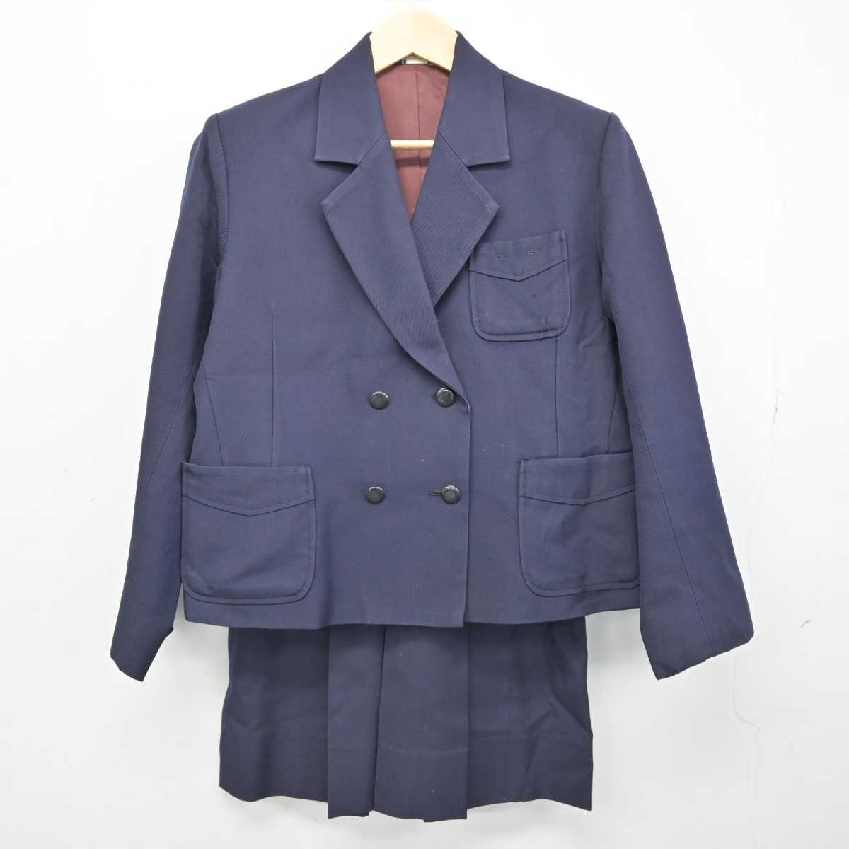 【中古】大阪府 大阪市立東商業高等学校 女子制服 3点 (ブレザー・ベスト・スカート) sf051111