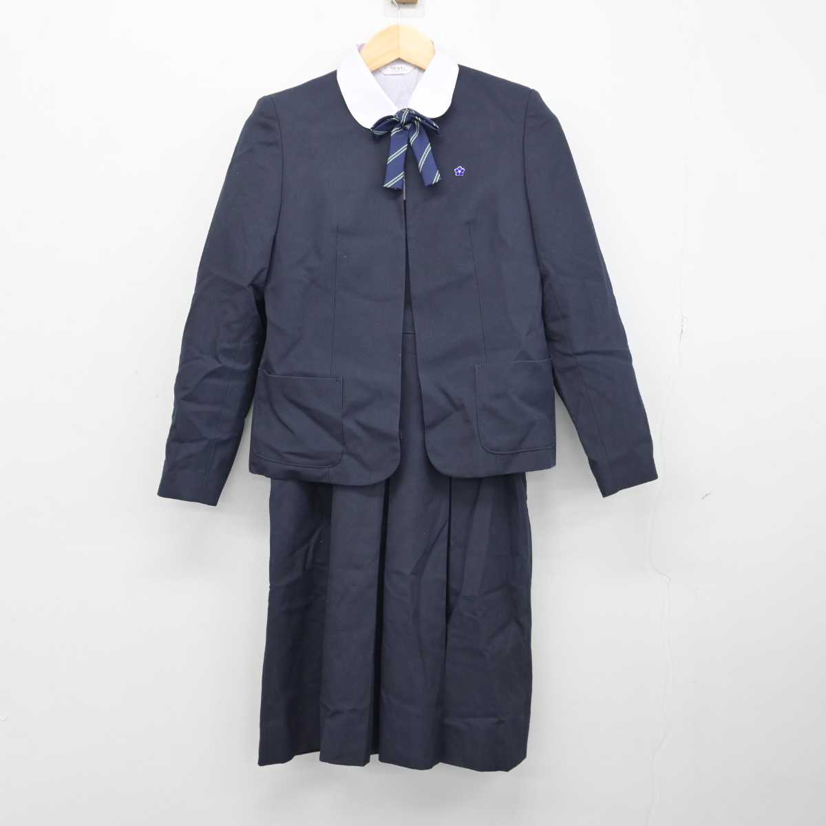 中古】福岡県 福岡舞鶴高等学校 女子制服 5点 (ブレザー・シャツ・ジャンパースカート) sf051134 | 中古制服通販パレイド