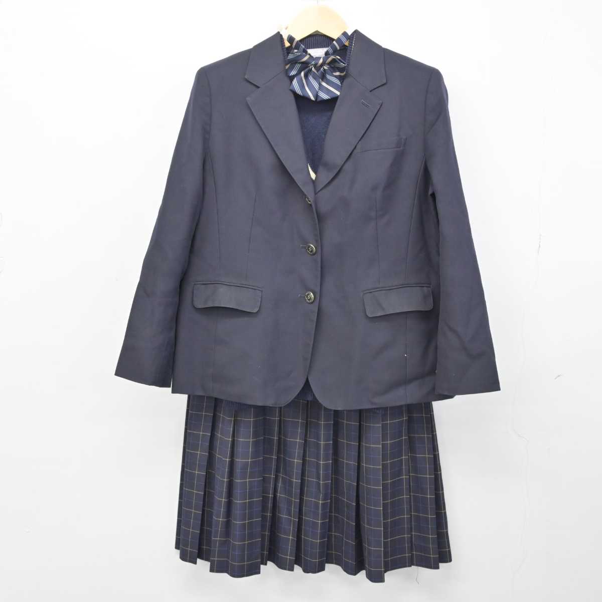 中古】北海道 北海道士幌高等学校 女子制服 4点 (ブレザー・ニットベスト・スカート) sf051437 | 中古制服通販パレイド