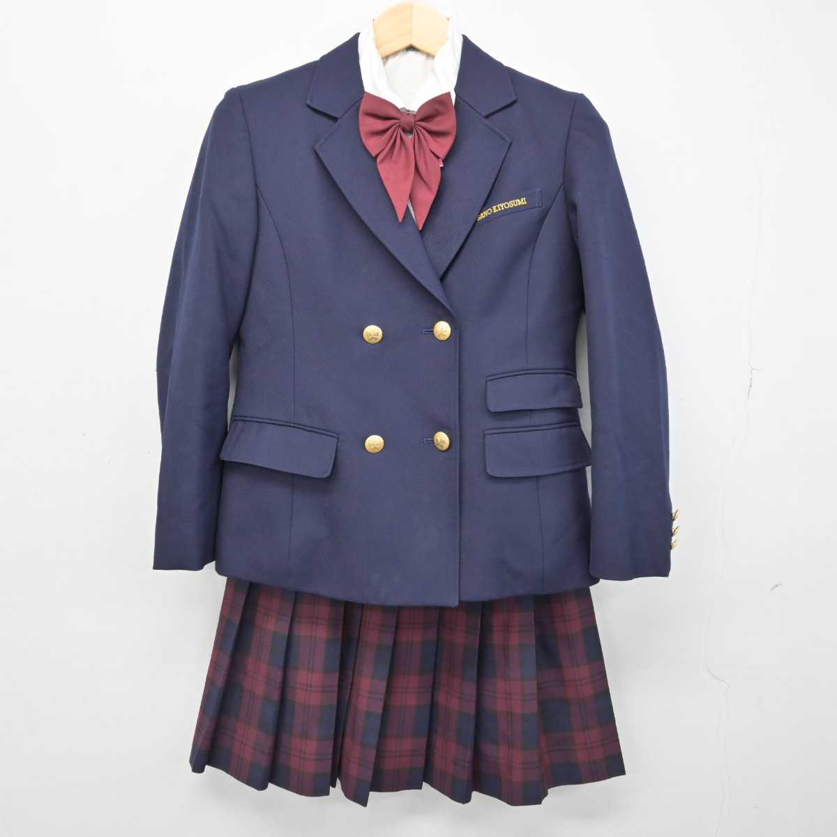 U464/T (中古)栃木県 佐野松桜高校 女子制服8点 /165A/M/W63 U464/T (中古)栃木県 佐野松桜高校 女子制服8点 /165A/M/W63