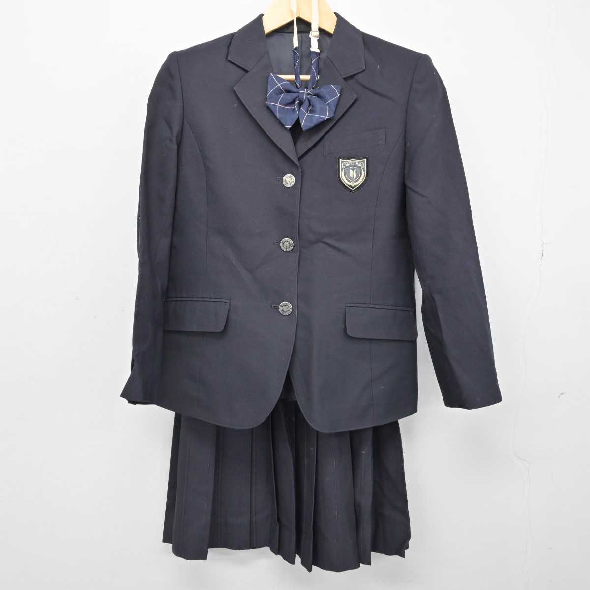 【中古】神奈川県 横浜清風高等学校 女子制服 3点 (ブレザー・スカート) sf051483