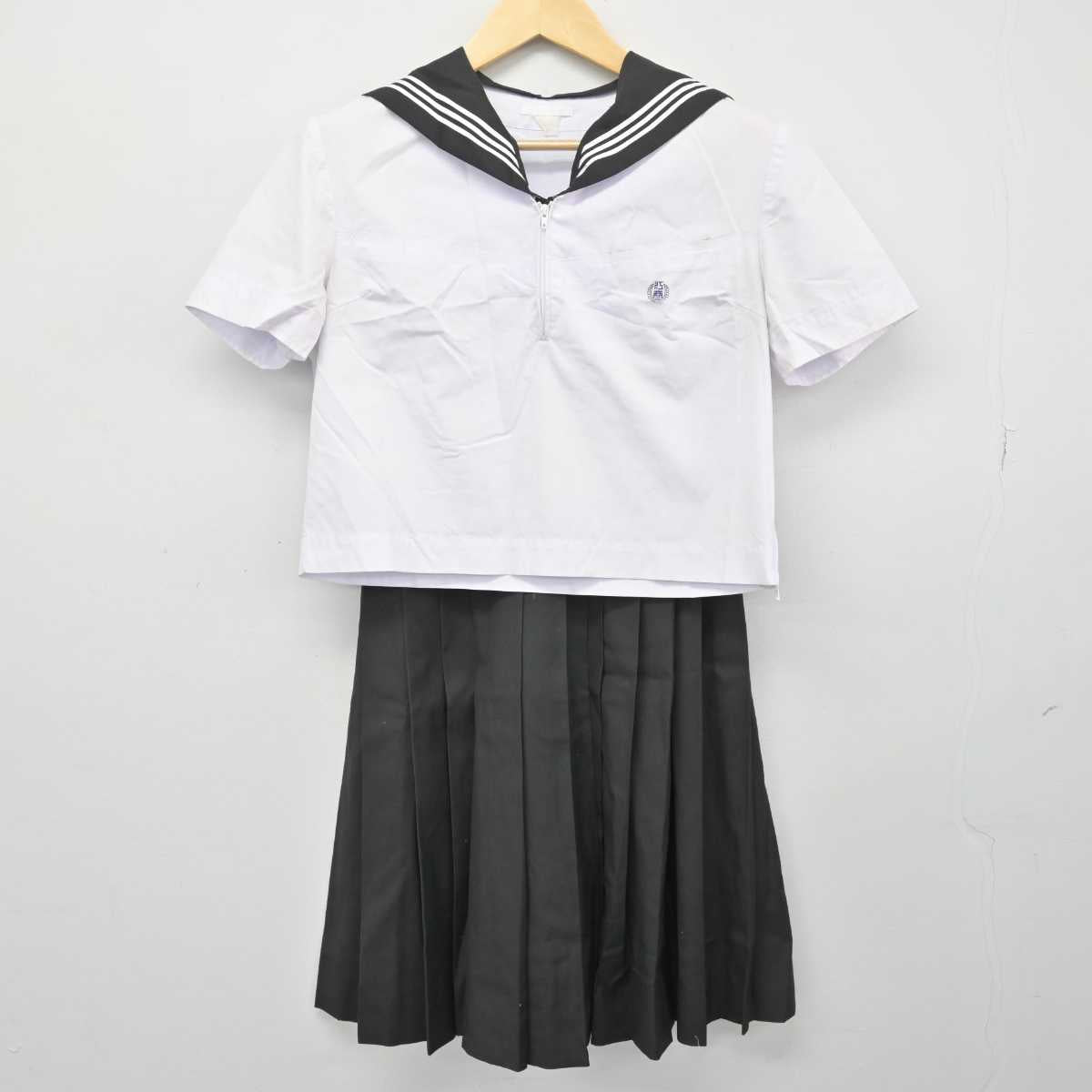 中古】東京都 江東商業高等学校 女子制服 3点 (セーラー服