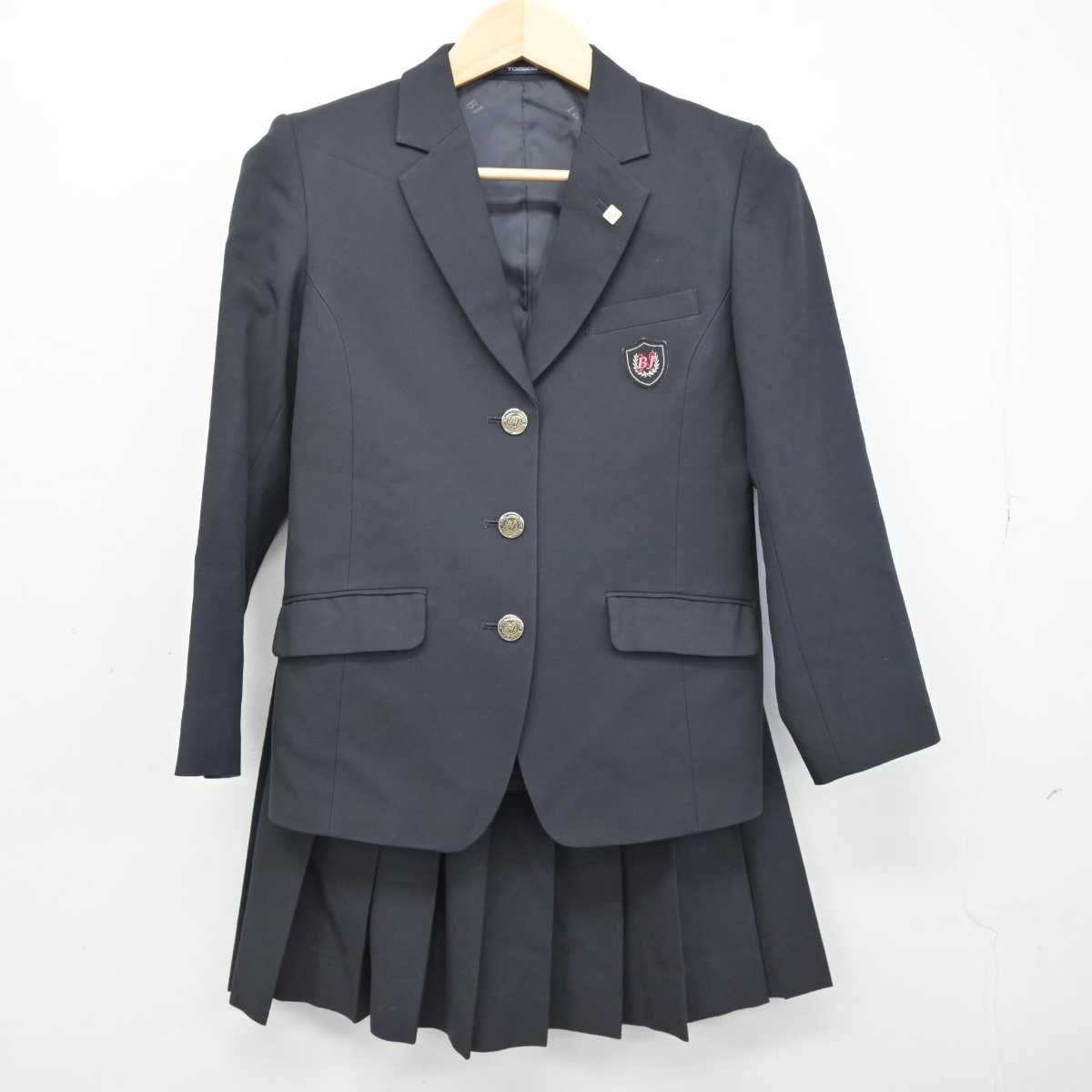 中古】東京都 日本大学豊山女子高等学校 女子制服 5点 (ブレザー 