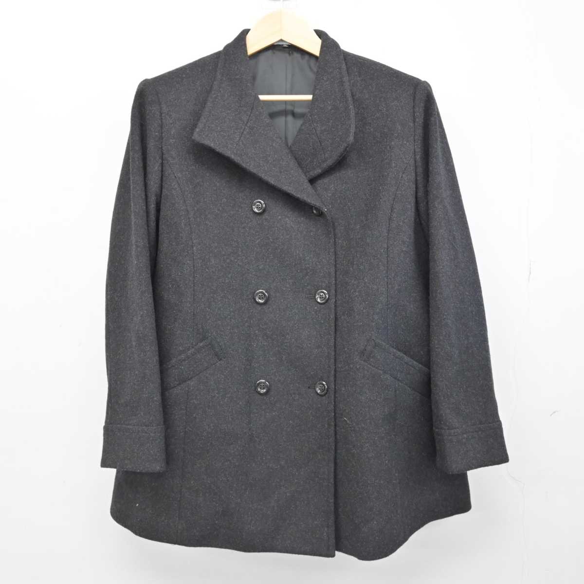 中古】福岡県 九州国際大学付属高等学校 女子制服 1点 (コート