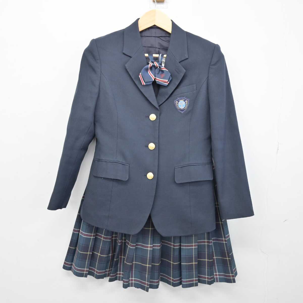 【中古】北海道 札幌山の手高等学校 女子制服 3点 (ブレザー・スカート) sf052424