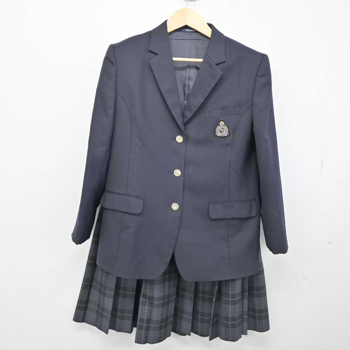 【中古】東京都 橘高等学校 女子制服 2点 (ブレザー・スカート) sf052566