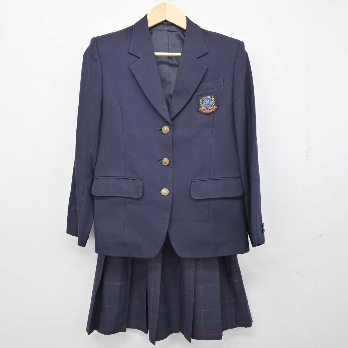 【中古】広島県 廿日市高等学校 女子制服 2点 (ブレザー・スカート) sf052669