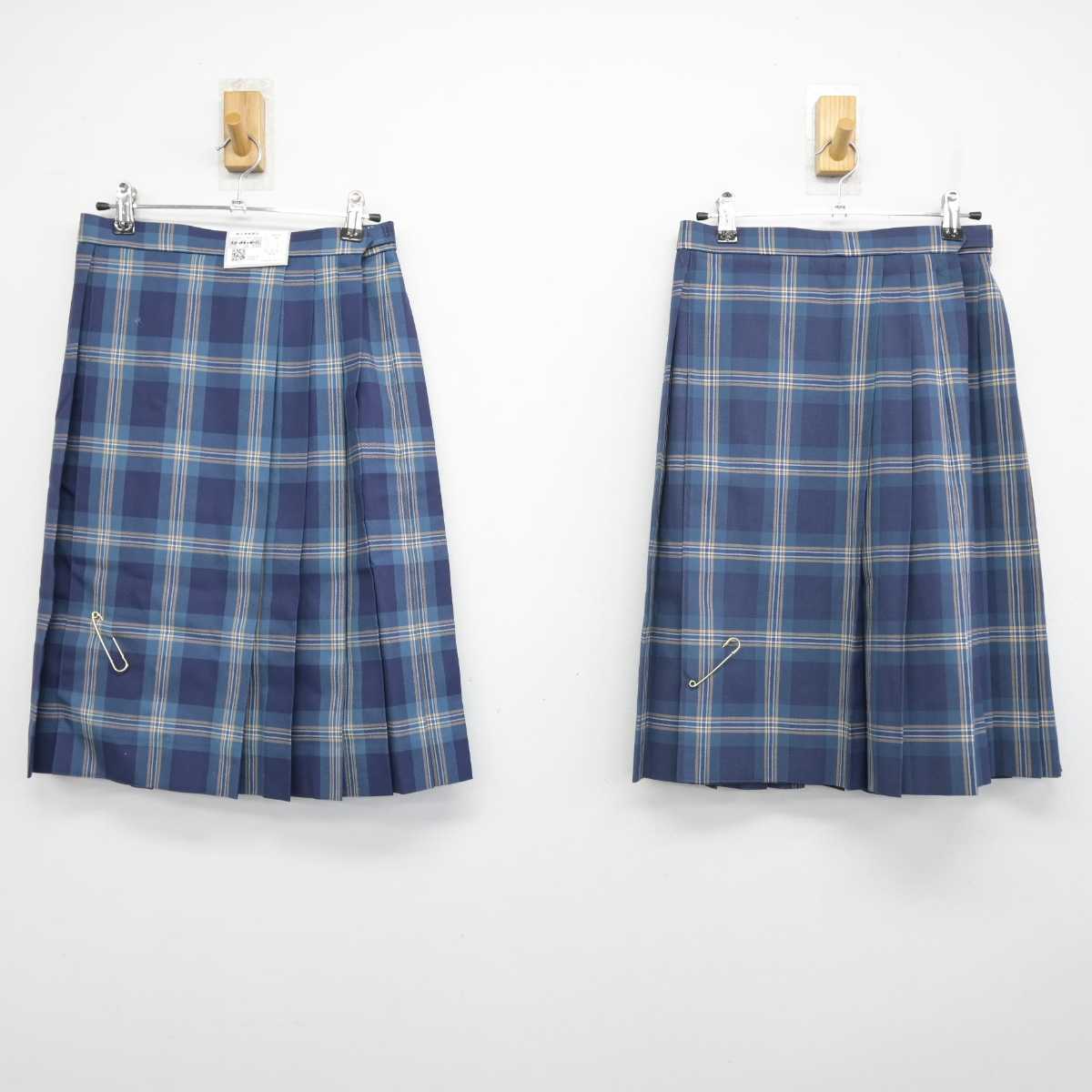 【中古】神奈川県 横浜清陵高等学校 女子制服 2点 (スカート) sf052915