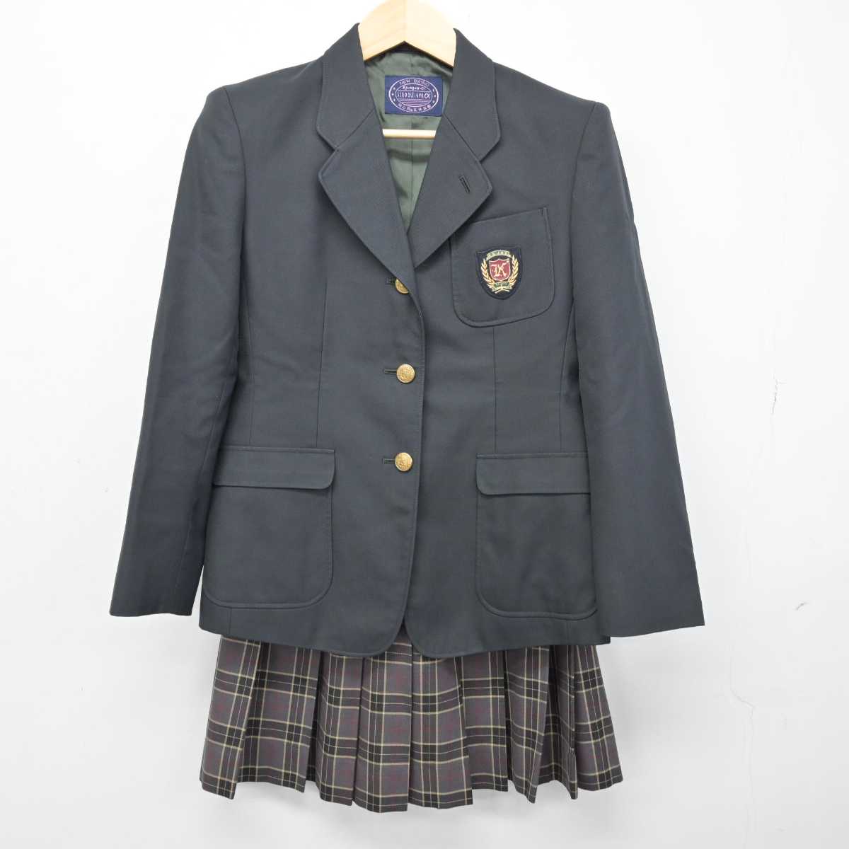 中古】大阪府 交野市立第二中学校 女子制服 3点 (ブレザー・スカート・スカート) sf053518 | 中古制服通販パレイド