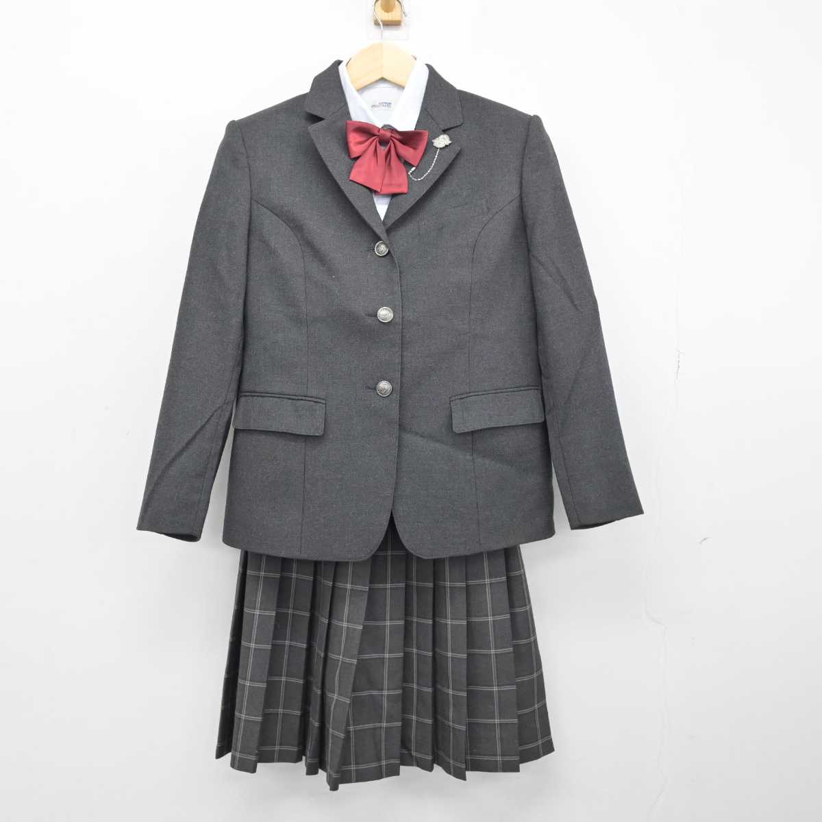 中古】茨城県 大成女子高等学校 女子制服 4点 (ブレザー・シャツ