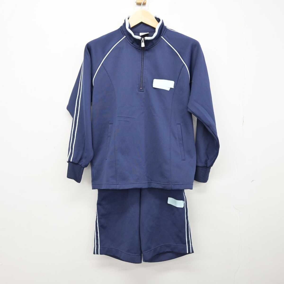 中古】大阪府 上宮高等学校 女子制服 2点 (ジャージ 上・体操服 下 