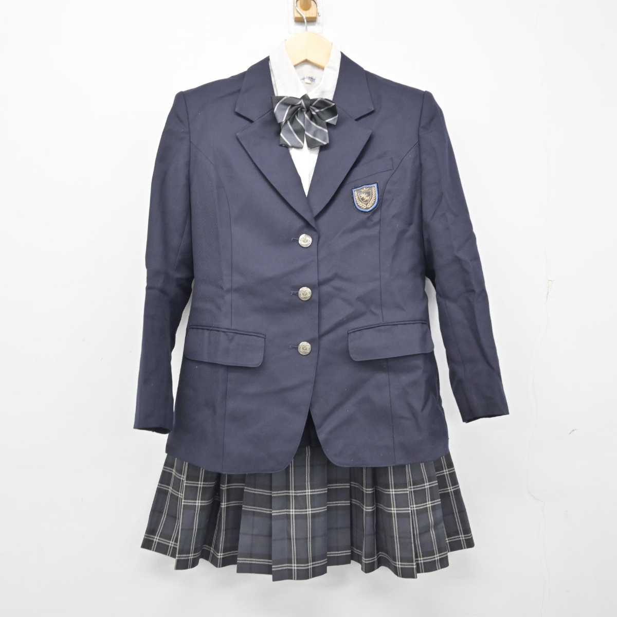 中古】栃木県 矢板中央高等学校 女子制服 4点 (ブレザー・シャツ