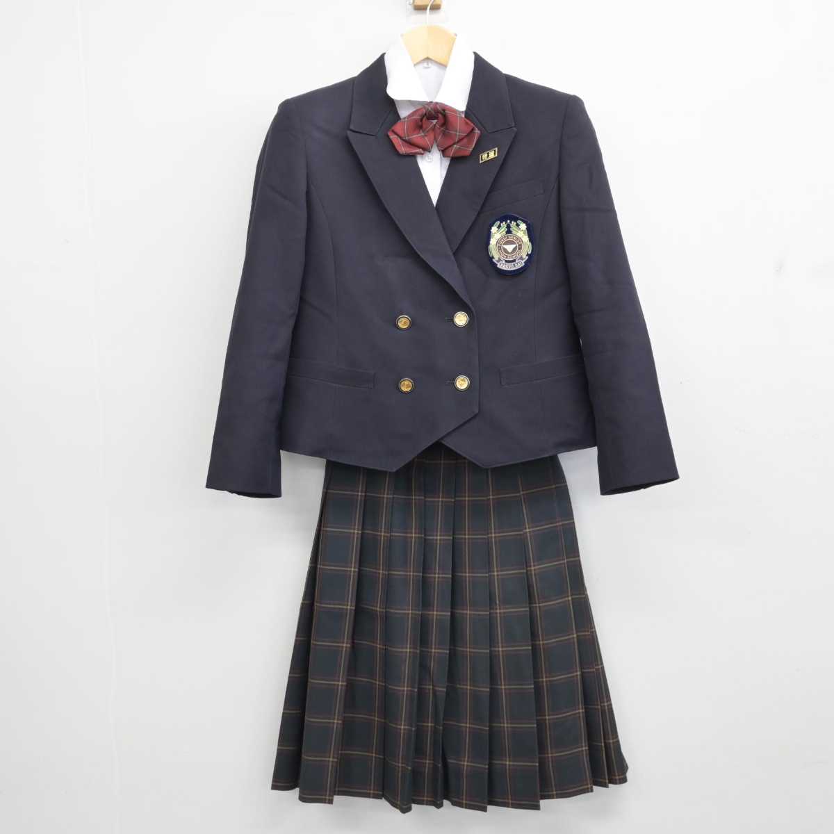 中古】福井県 福井工業大学附属福井高等学校 女子制服 6点 (ブレザー 