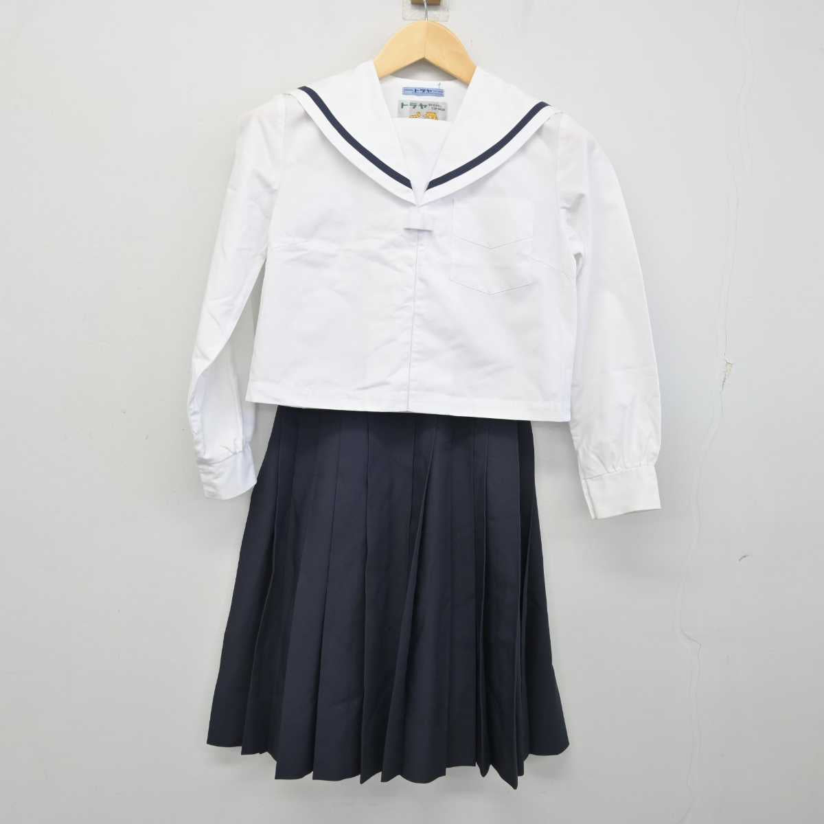 中古】滋賀県 彦根市立東中学校 女子制服 3点 (セーラー服・スカート) sf053924 | 中古制服通販パレイド