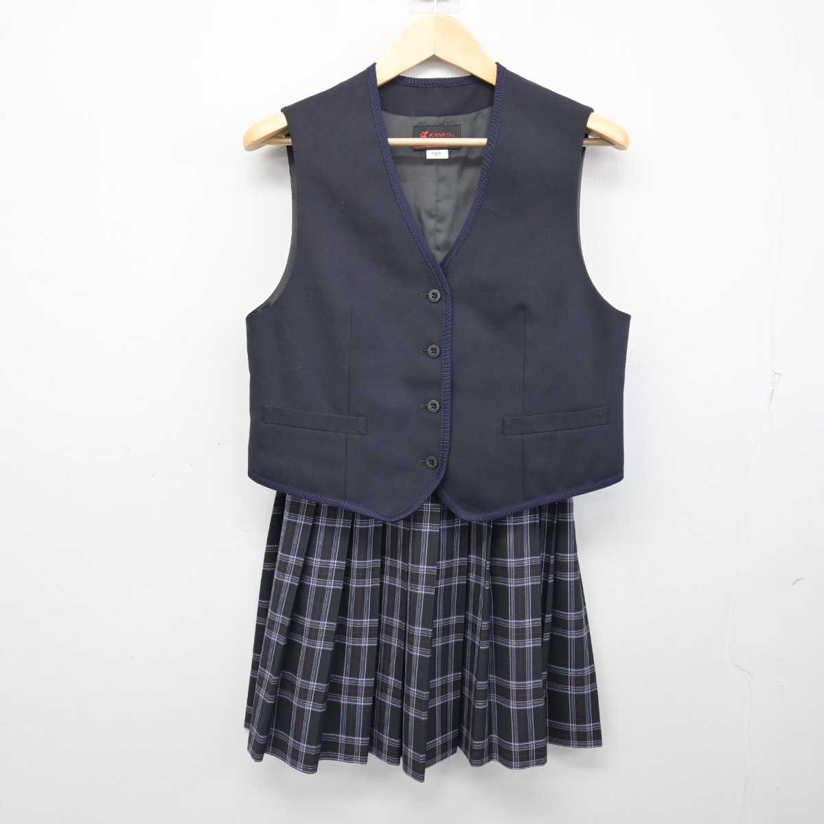 中古】大阪府 賢明学院高等学校/旧制服 女子制服 2点 (ベスト 中古】大阪府 賢明学院高等学校/旧制服 女子制服 2点 (ベスト