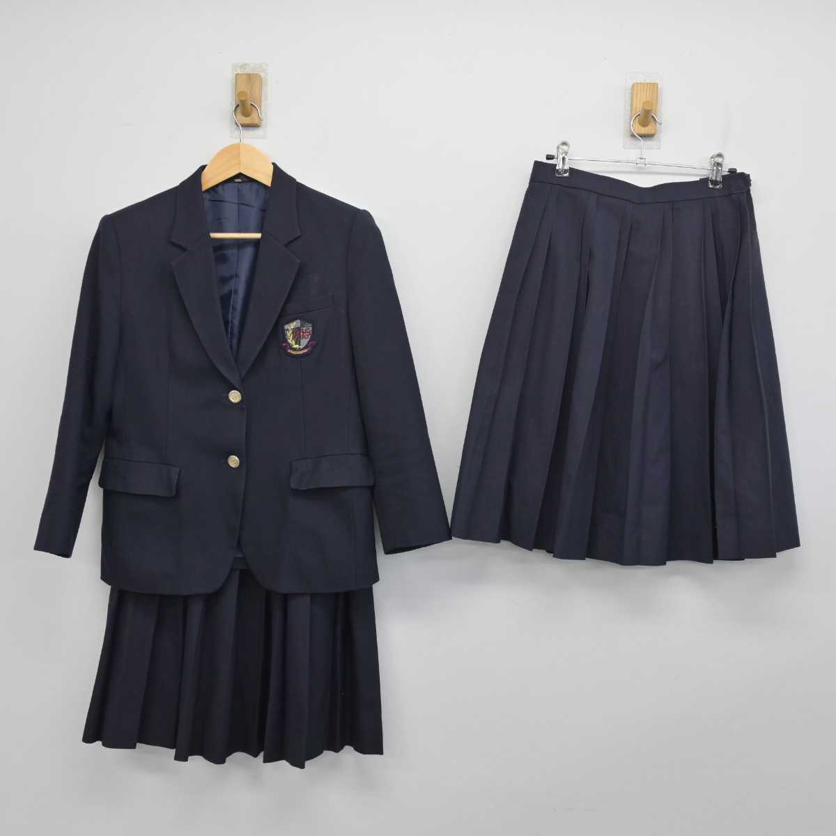 中古】大阪府 清教学園高等学校 女子制服 3点 (ブレザー・スカート・スカート) sf054029 | 中古制服通販パレイド