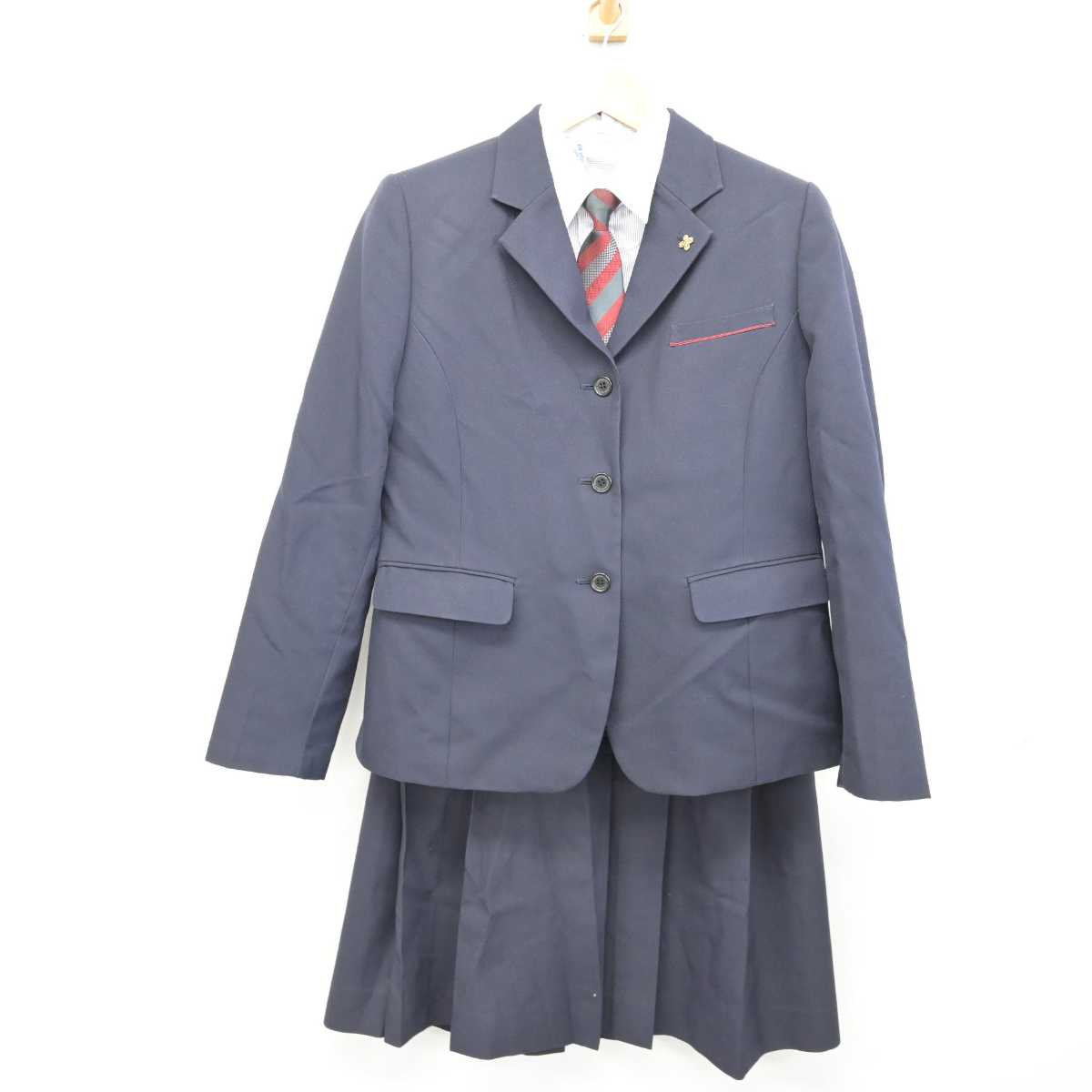 中古】広島県 福山誠之館高等学校 女子制服 4点 (ブレザー・シャツ・スカート) sf054142 | 中古制服通販パレイド