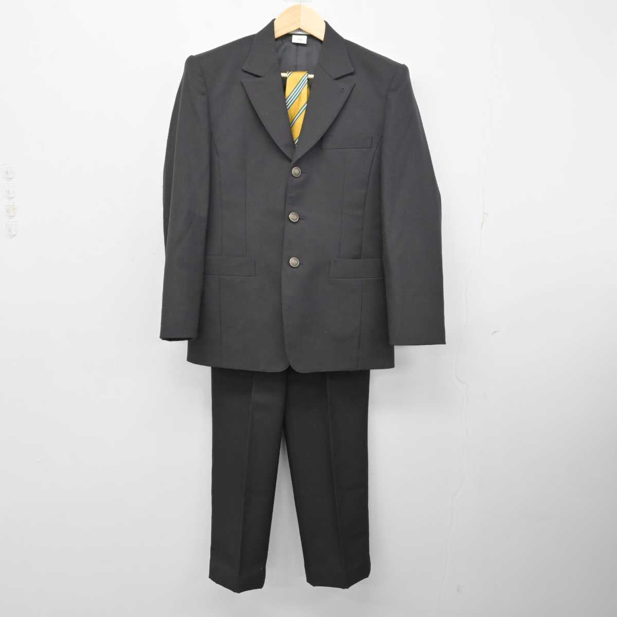 【中古】大阪府 初芝立命館高等学校 男子制服 4点 (ブレザー・ニット・ズボン) sf054241